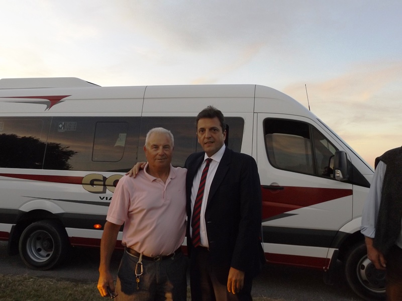 Fuerte apoyo de Sergio Massa al intendente Germán Di Cesare
