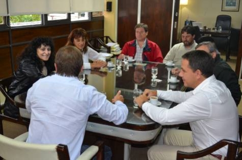 El intendente Di Cesare se reunió con concejales de diferentes bloques