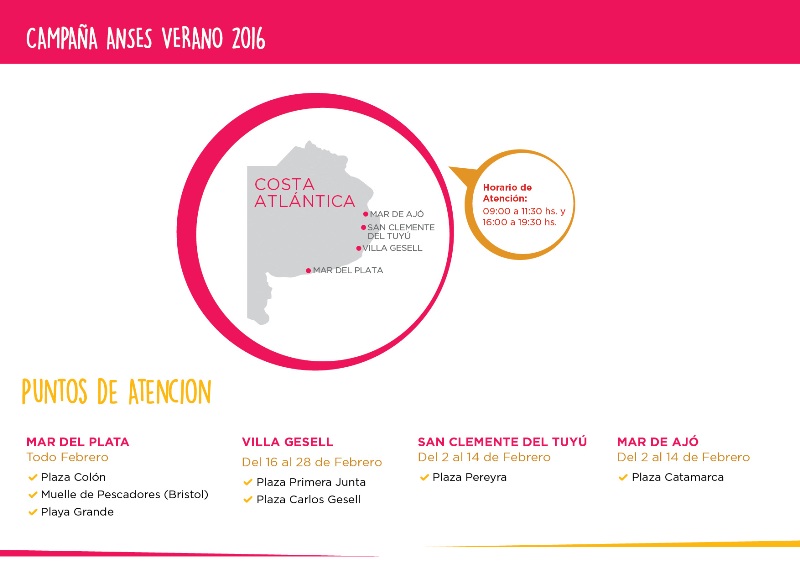 La ANSES presente en la Costa Atlántica en operativo verano
