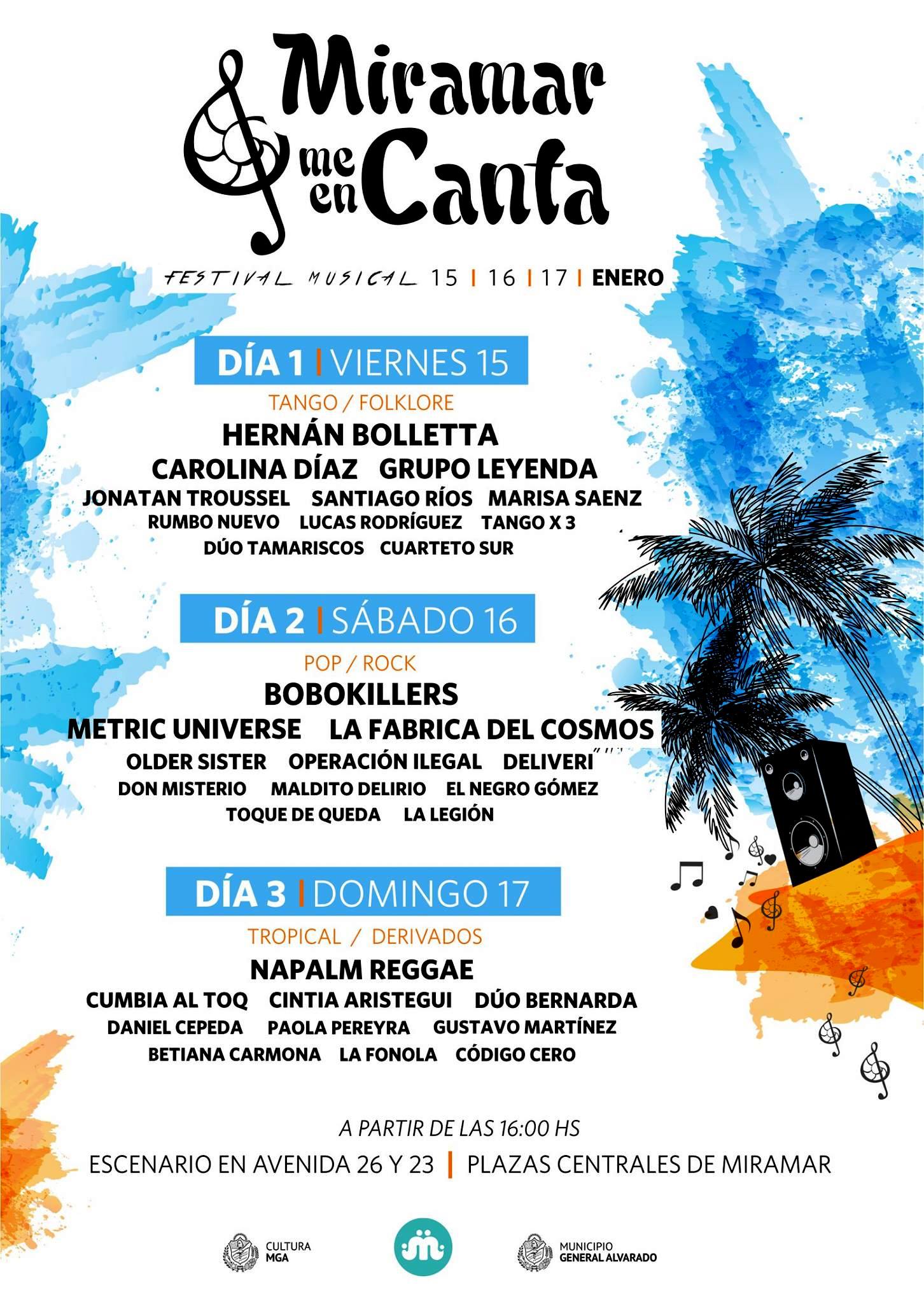 Se viene el festival de bandas locales