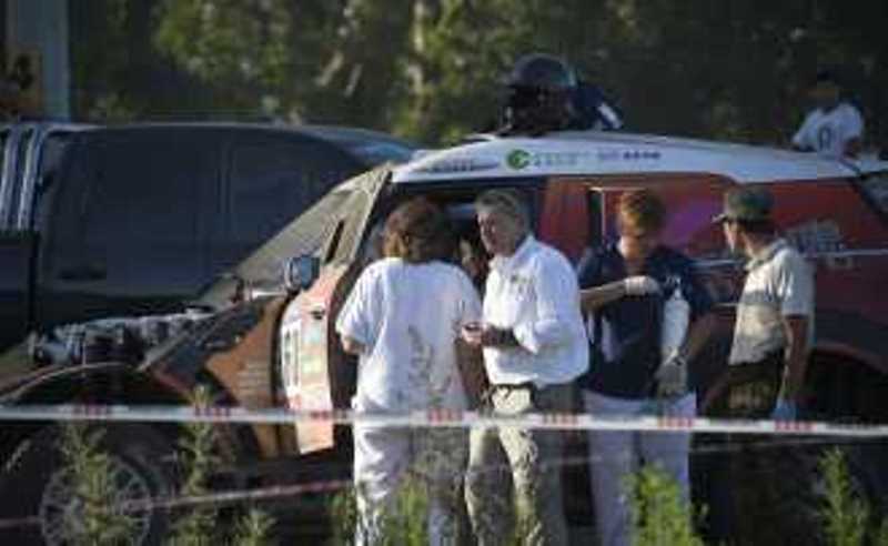 Accidente en el Dakar: hay al menos ocho espectadores heridos