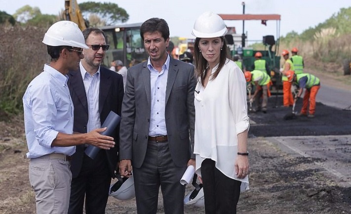 Vidal recorrió obras en la ruta 88 y dijo que es “una prioridad”
