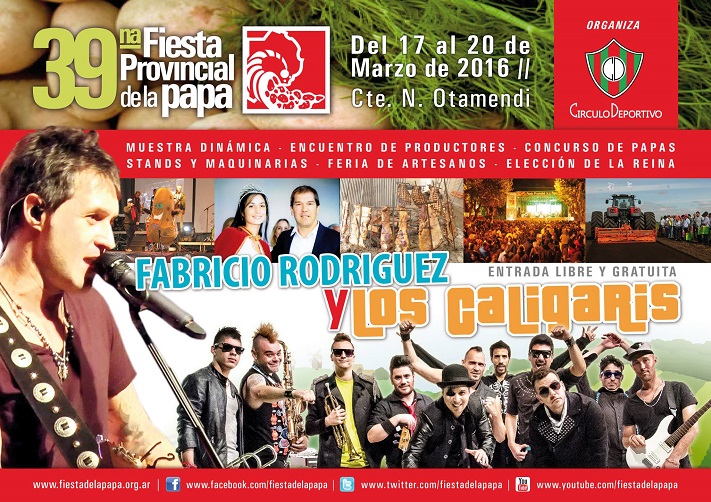 Promocionarán en Mar del Plata la Fiesta de la Papa y la “Pascua Gigante 2016”