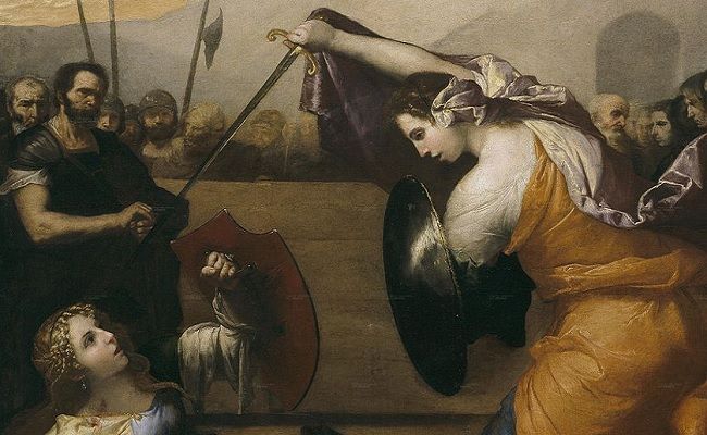La curiosa historia tras el cuadro ‘Combate de mujeres’ expuesto en el Museo del Prado