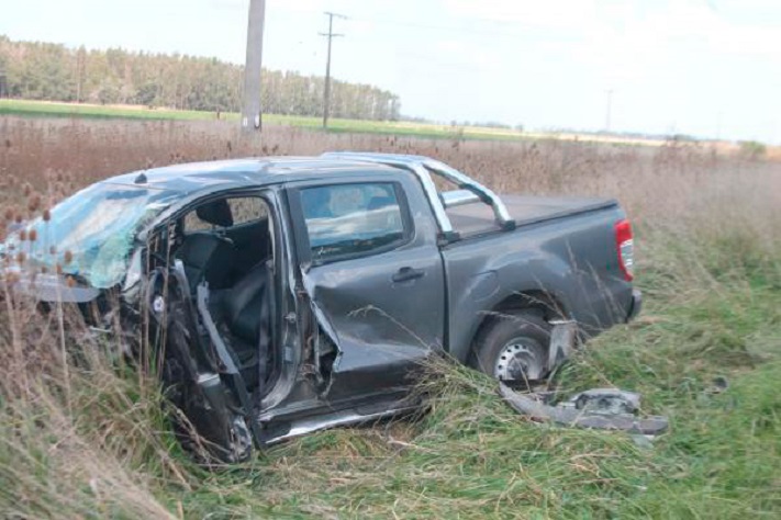 Violento choque en ruta 88: un herido de gravedad