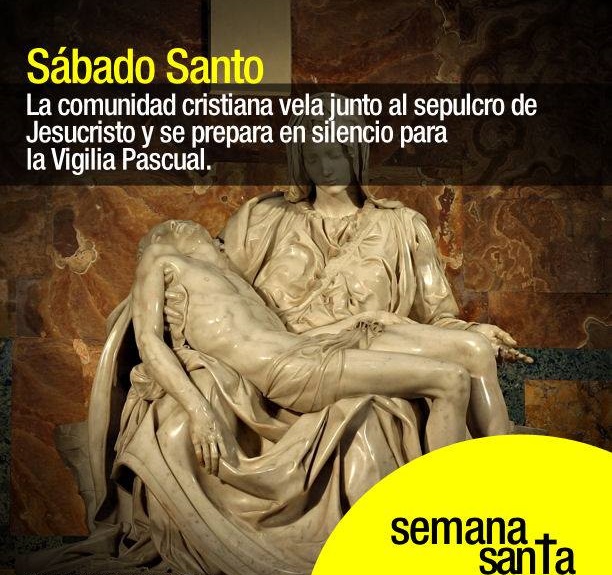 Sábado Santo se conmemora en el marco de la Semana Santa