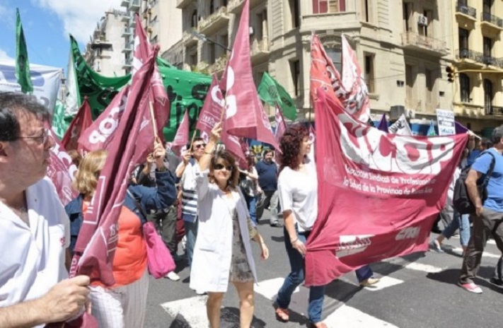 Paro de médicos y judiciales bonaerenses por 72 horas