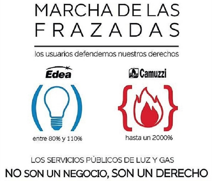 Mar del Plata: “Marcha de las frazadas” para protestar contra los aumentos de la luz y el gas