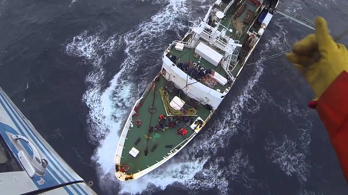 Dramático rescate de un marinero marplatense en altamar