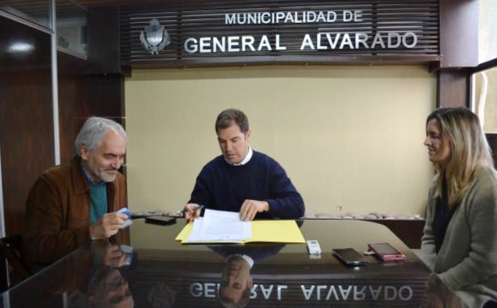Firma de un Convenio marco entre el Municipio de Gral. Alvarado y el Teatro Auditorium de  Mar del Plata