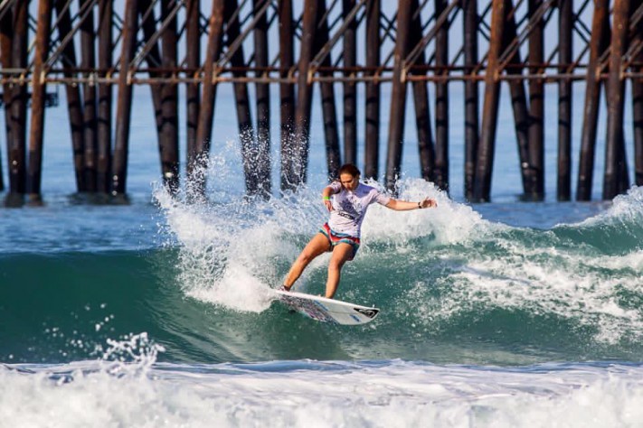 Miramar: Lucía Induraín la joya del surf argentino