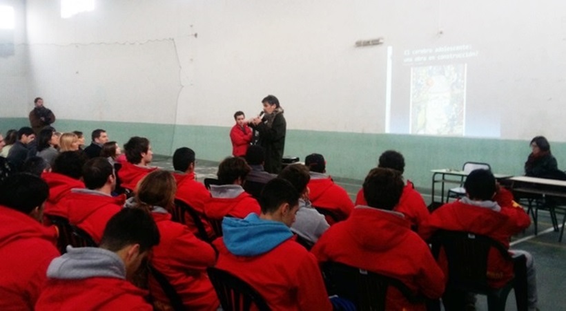 Miramar: Se desarrolló la charla de S.A.M.A. en la Escuela Media N° 1