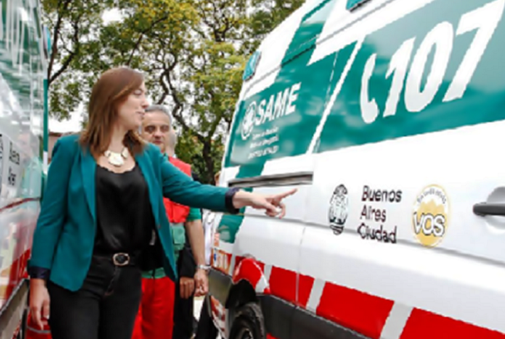 Vidal comprará ambulancias para implementar el SAME en la provincia de Buenos Aires