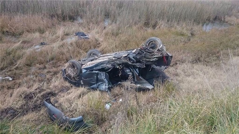 Tres personas mueren en la 226 por un accidente frontal