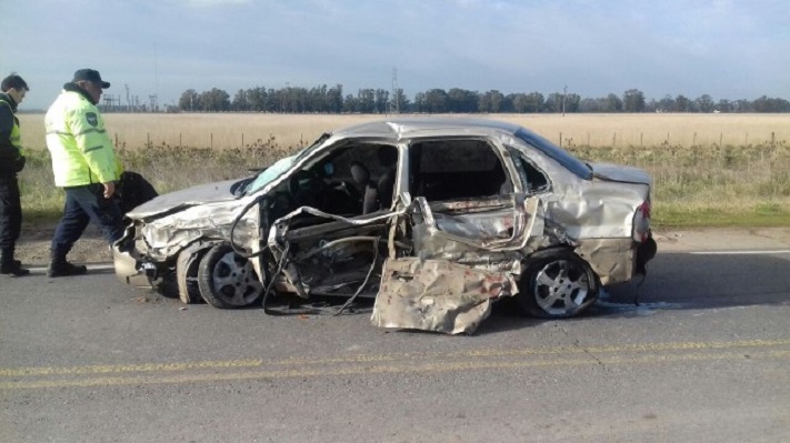 Choque en la Ruta 88: Operaron a la bebé y su pronóstico es reservado
