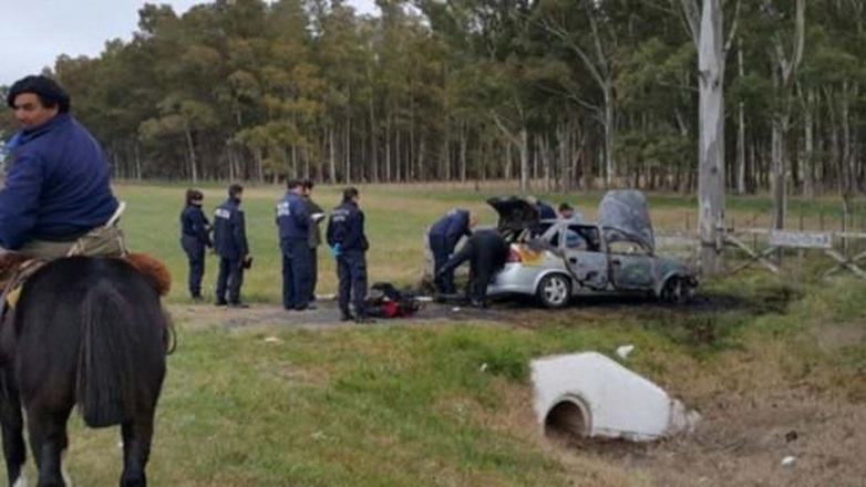 Ruta 2: Encuentran un cuerpo calcinado y con un disparo