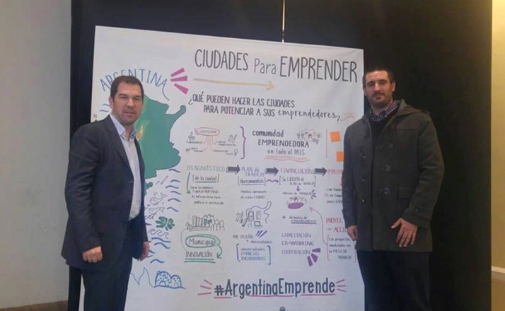 CABA: El Intendente Municipal, Dr. Di Cesare presente en “Ciudades para Emprender”