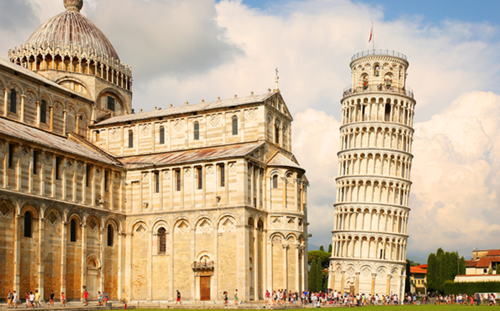 La Historia de: La torre inclinada de Pisa