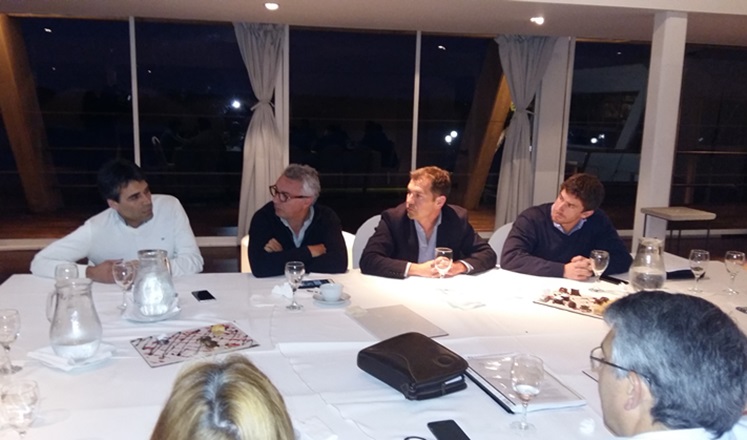 San Fernando: Reunión de Intendentes del FR, estuvo presente Germán Di Cesare