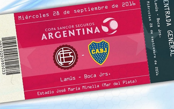 Precios y venta de entradas para Boca-Lanús en Mar del Plata
