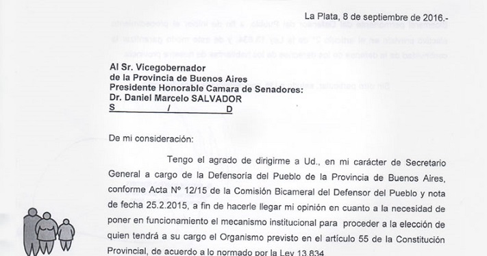 Honores reclama la elección del Defensor del Pueblo