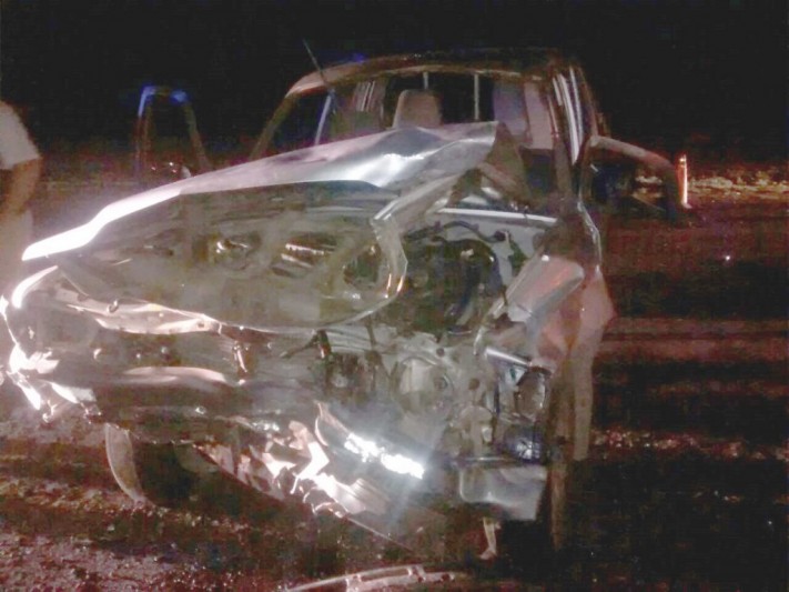Ruta 88: Diez heridos en un tremendo triple choque