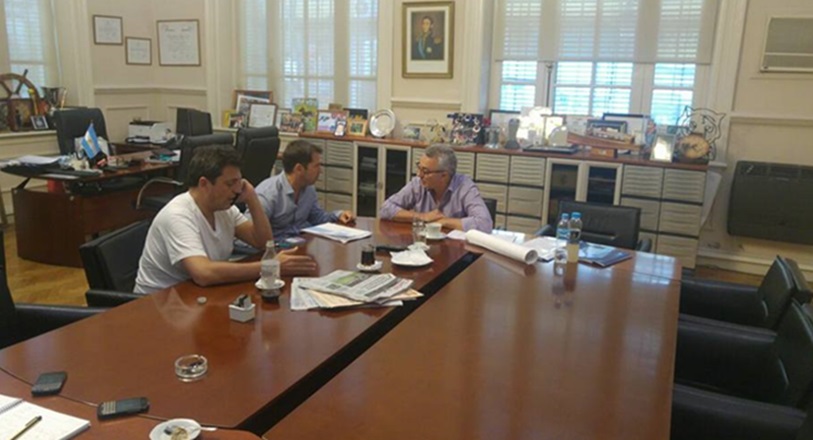El Intendente Municipal, Germán Di Cesare se reunió con Sergio Massa