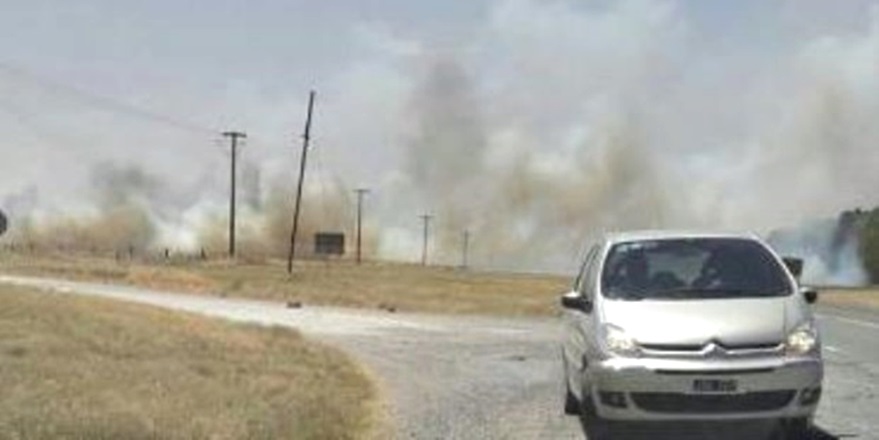 Siguen los incendios en la Provincia: ahora en Tres Arroyos.