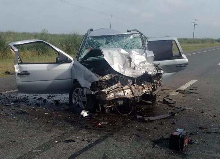 Dos muertos y cuatro heridos en un accidente en ruta 11 sobre Lucila del Mar
