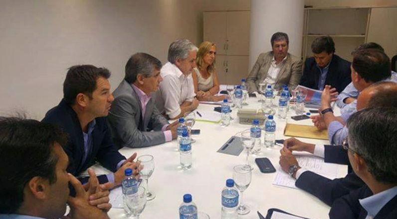 El Intendente Municipal, Germán Di Cesare con Roberto Gigante: Para hablar de cómo ejecutarán el Fondo de Infraestructura