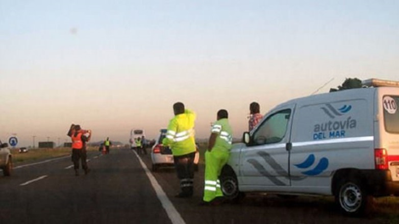 Ruta 2: Cinco heridos en un choque en cadena a la altura de Lezama