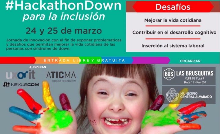 Miramar: Realizan un hackathon para aportar soluciones tecnológicas a personas con síndrome de down