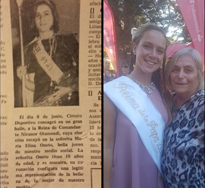 Otamendi: Los une la familia, y también un reinado. La historia de Elina y Guillermina