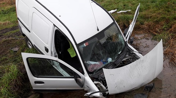 Murió uno de los hombres accidentados en la ruta 226