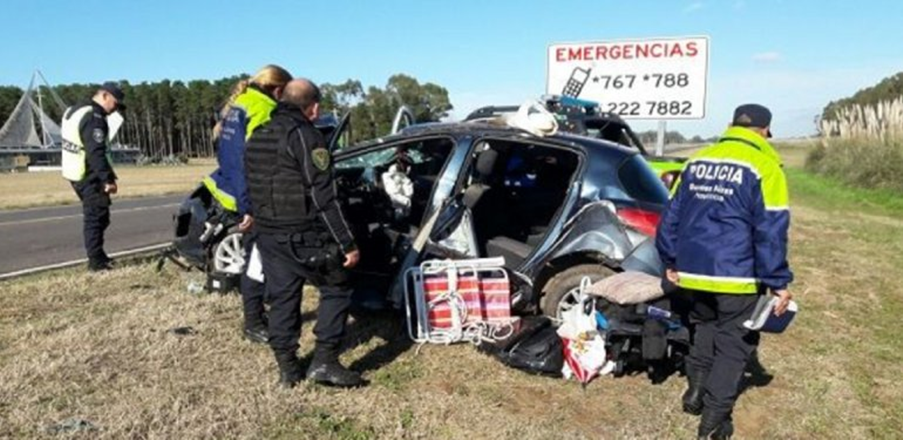 Ruta 11: Viajaba hacia la costa y volcó