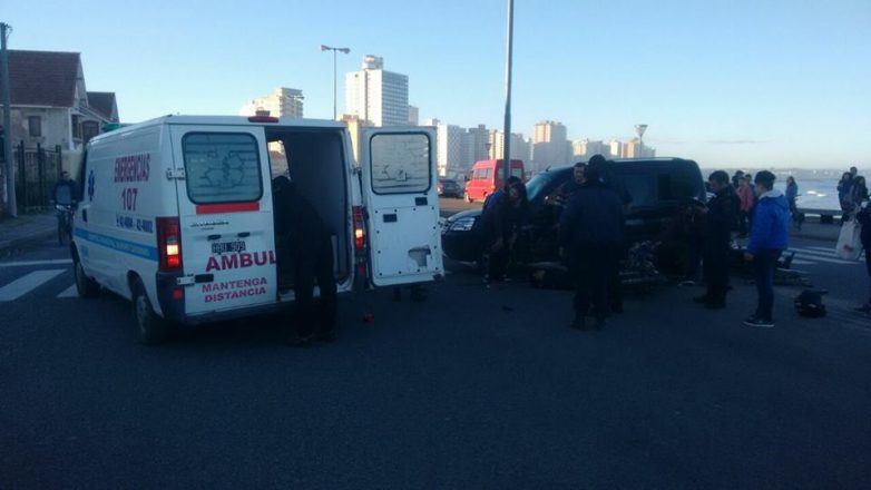 Miramar: triple choque en costanera y 33.