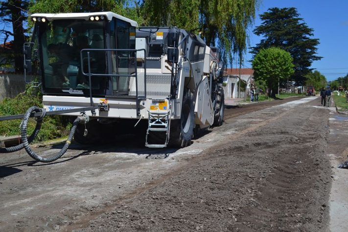Miramar: se realizan trabajos de estabilización de suelos