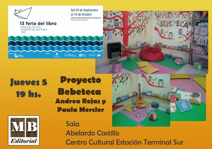 Paula Mercier y Andrea Rojas expondrá sobre el proyecto Bebeteca en Mar del Plata