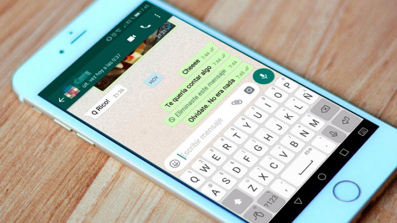 ¿Cómo activar la opción de eliminar mensajes enviados en WhatsApp?