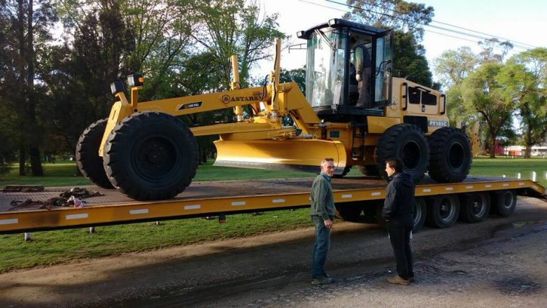 El municipio de Gral. Alvarado adquirió una motoniveladora