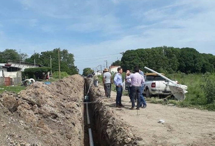 Miramar: se realiza la obra del colector en el barrio “El Paraiso”