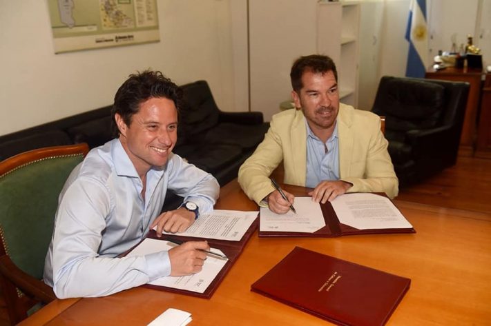 La Plata: el jefe comunal Germán Di Cesare se reunió con G. Sanchez Zinny Director Gral de Cultura y Educación de la Pcia de Bs. As.