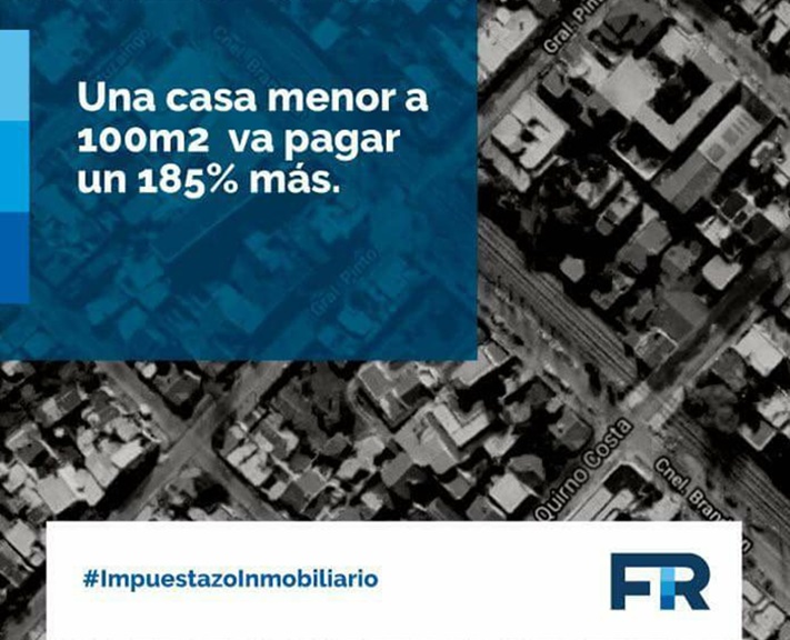 El Frente Renovador desarrolla una campaña para que Vidal baje el Impuesto Inmobiliario