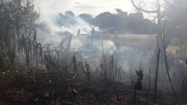 Incendio entre Villa Gesell y Mar de las Pampas
