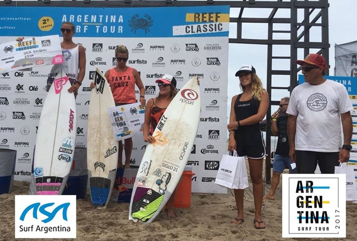 Surf: Lucía Indurain, ganadora de la segunda fecha del Argentino Surf Tour