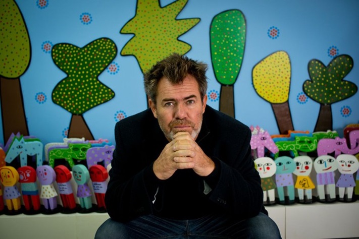 En galería el artista plástico Milo Lockett en Miramar