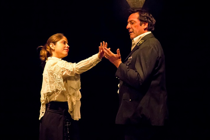 El actor, oriundo de Mechongué, Mauro Spadari en el Premio Vilches 2018