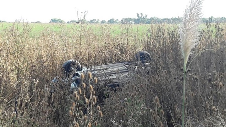 Mar del Plata: Un policía se quedó dormido y volcó. Cumple funciones en Miramar