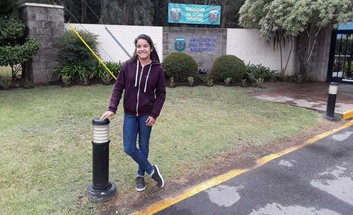 Fútbol Femenino: la otamendina Mercedes Ramírez, va por su chance en la Selección
