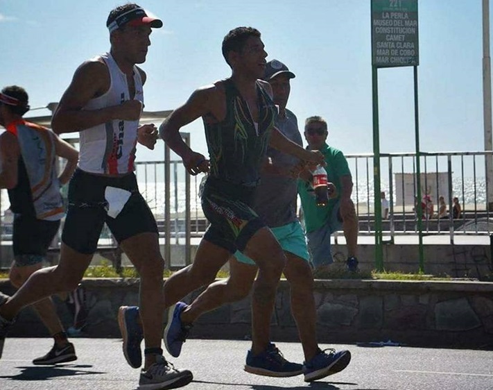 En el Triatlón Olímpico, excelente actuación los miramarenses Nicolás y Rodrigo Gomez